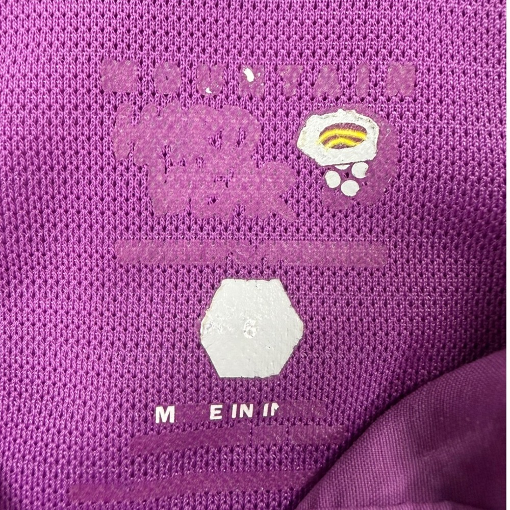 Mountain Hardwear Canyon Hiking Shirt Womens Medium Purple Short Sleeve OL3395 - Picture 3 of 11
